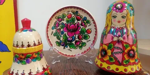 Интерактивное занятие «Сувенир в технике полх-майданской росписи»