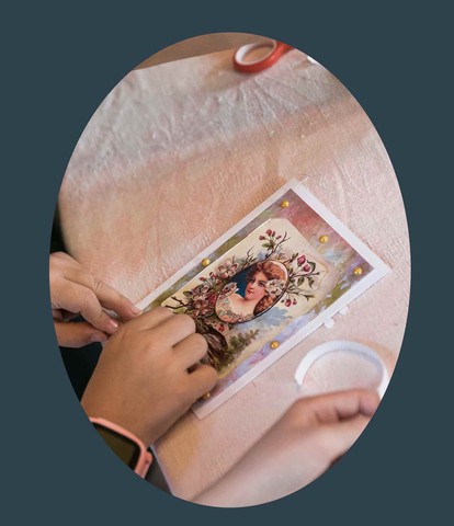 Мастер-класс "Старинная открытка"