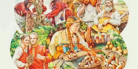 «Осенины на Руси» интерактивная игра