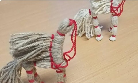 Мастер-класс «Конь из пенькового шпагата»