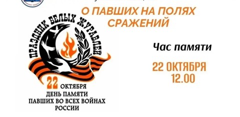 Час памяти «О павших на полях сражений»