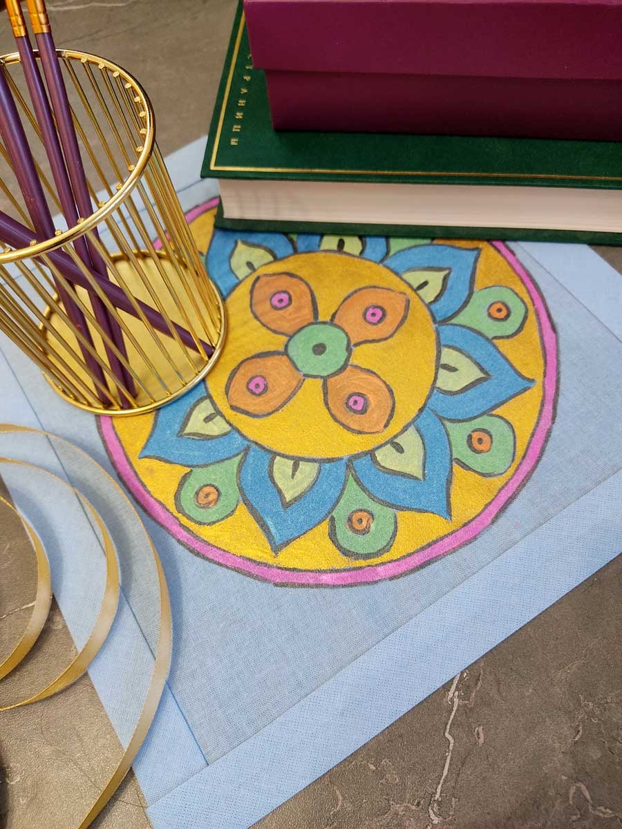 Творческое занятие «Роспись по ткани»