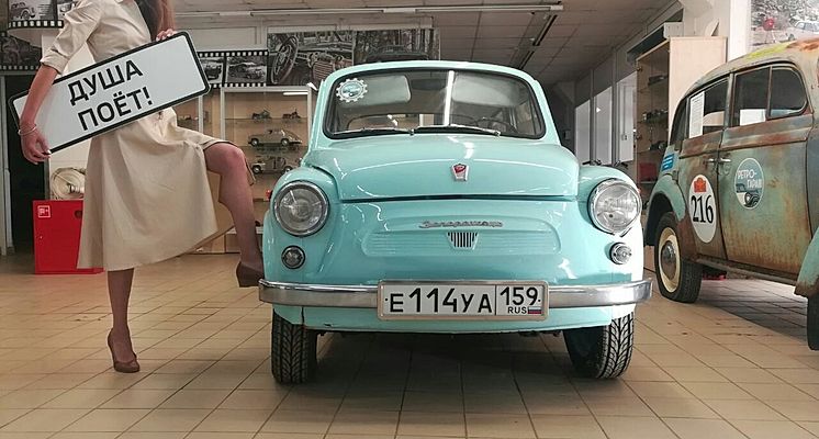 Экспозиция музея «Ретро-Гараж»