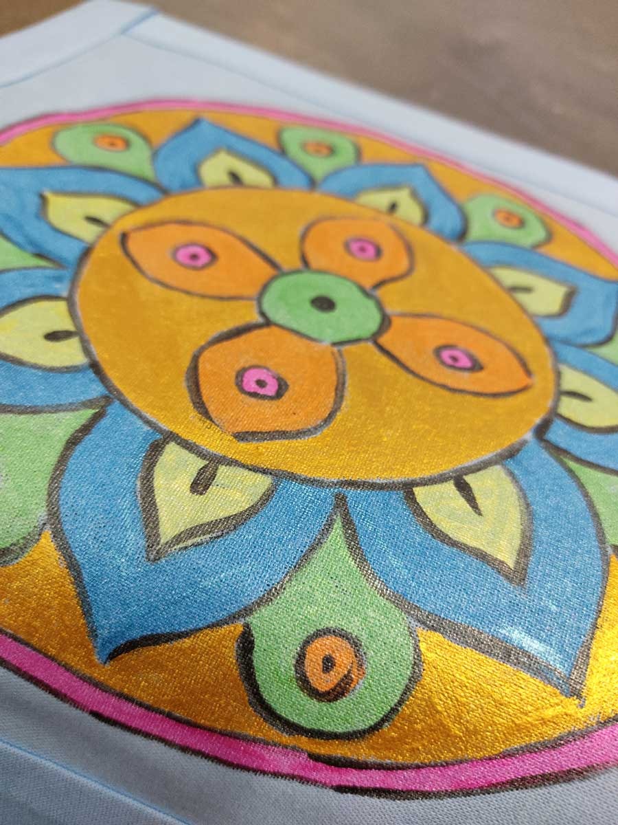 Творческое занятие «Роспись по ткани»