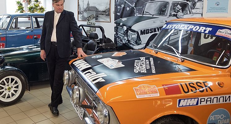 Экспозиция музея «Ретро-Гараж»