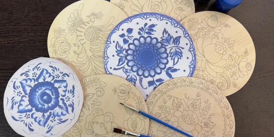 Мастер-класс «Сказочная гжель»