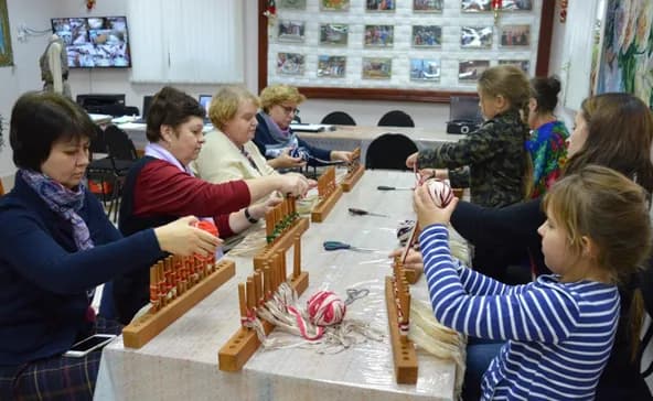 Интерактивное занятие «Плетение на колышках»