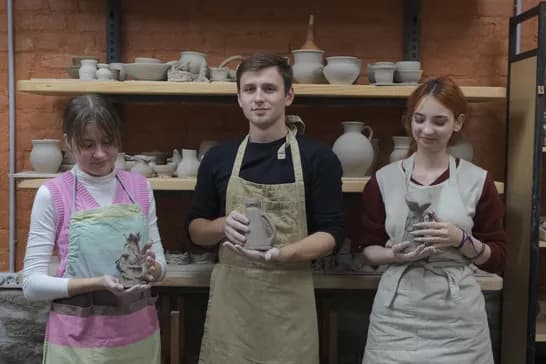 Занятия по художественной керамике «Живой огонь»