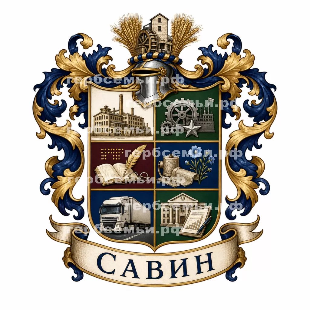 Герб семьи Савин #37183
