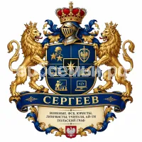 Гербы семьи Сергеев