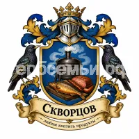 Герб семьи Скворцов