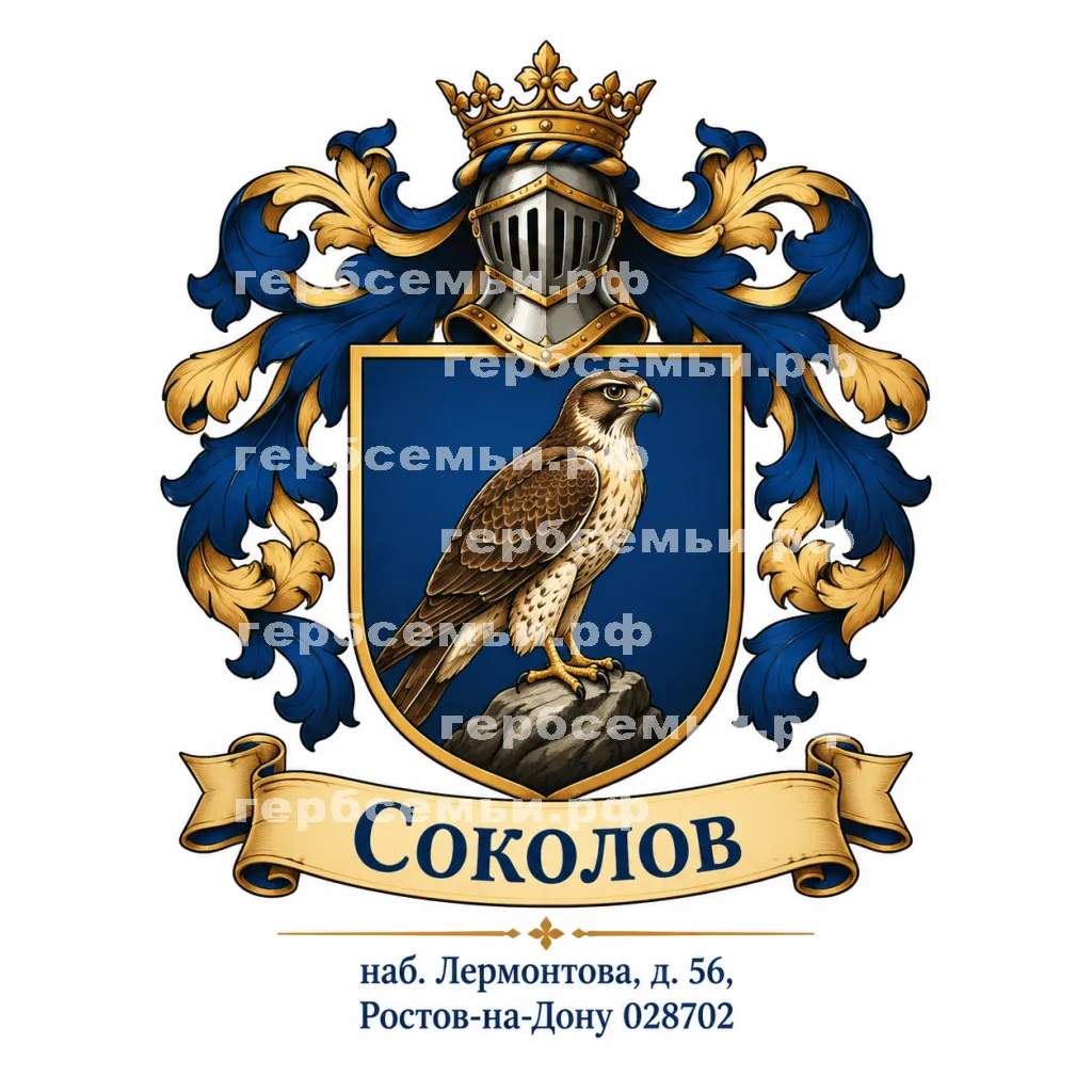 Герб семьи Соколов #43514