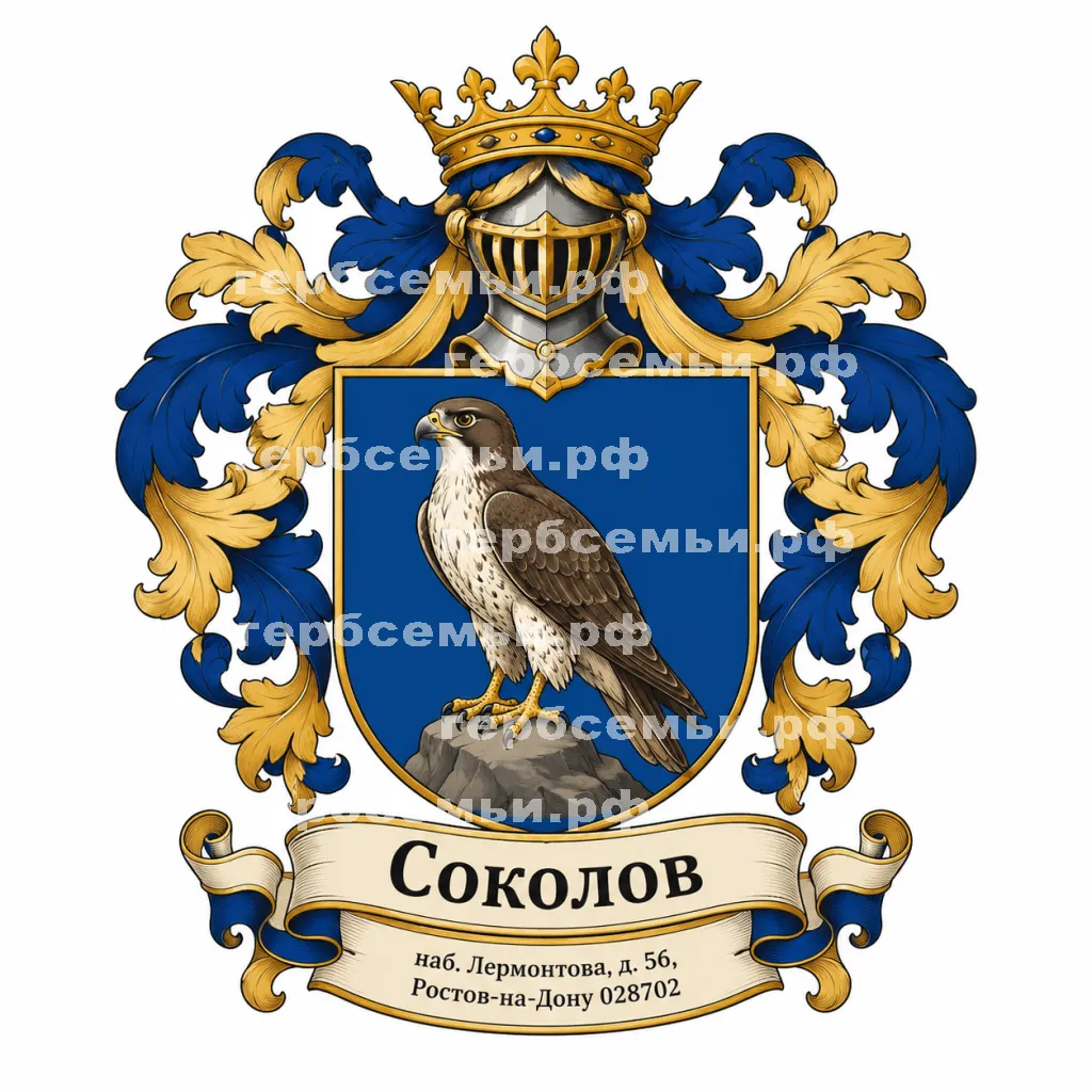 Герб семьи Соколов #43515