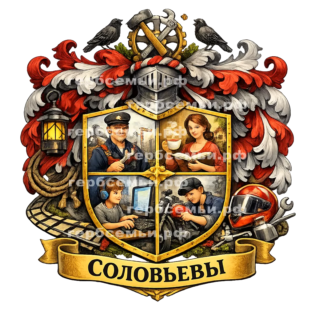 Герб семьи Соловьев #29104