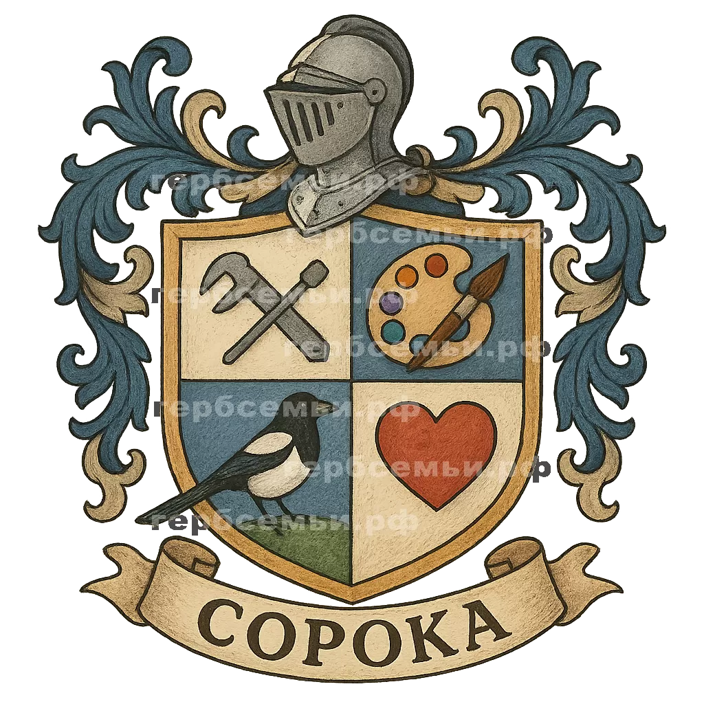 Герб семьи Сорока #12047
