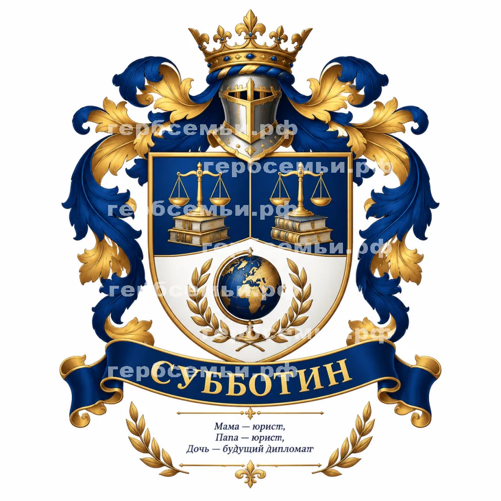 Герб семьи Субботин #42390