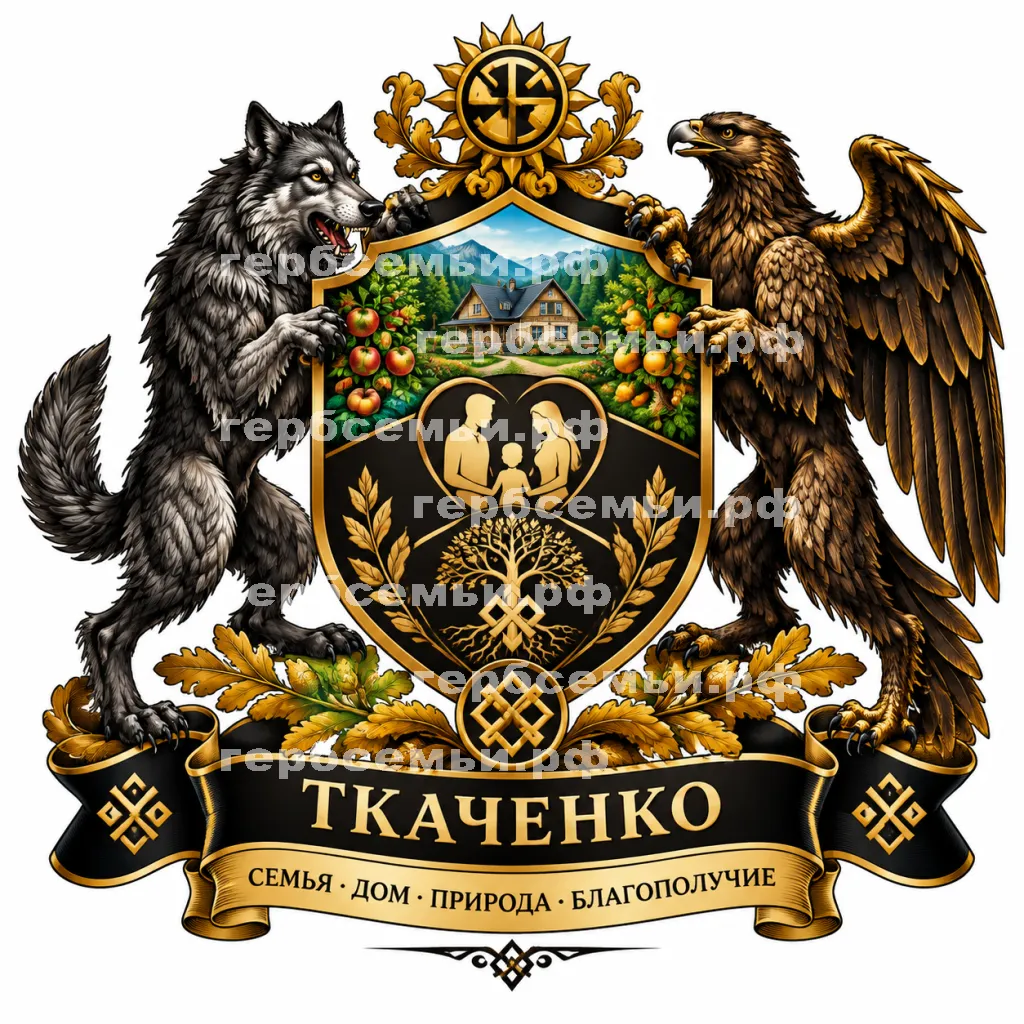 Герб семьи Ткаченко #43257