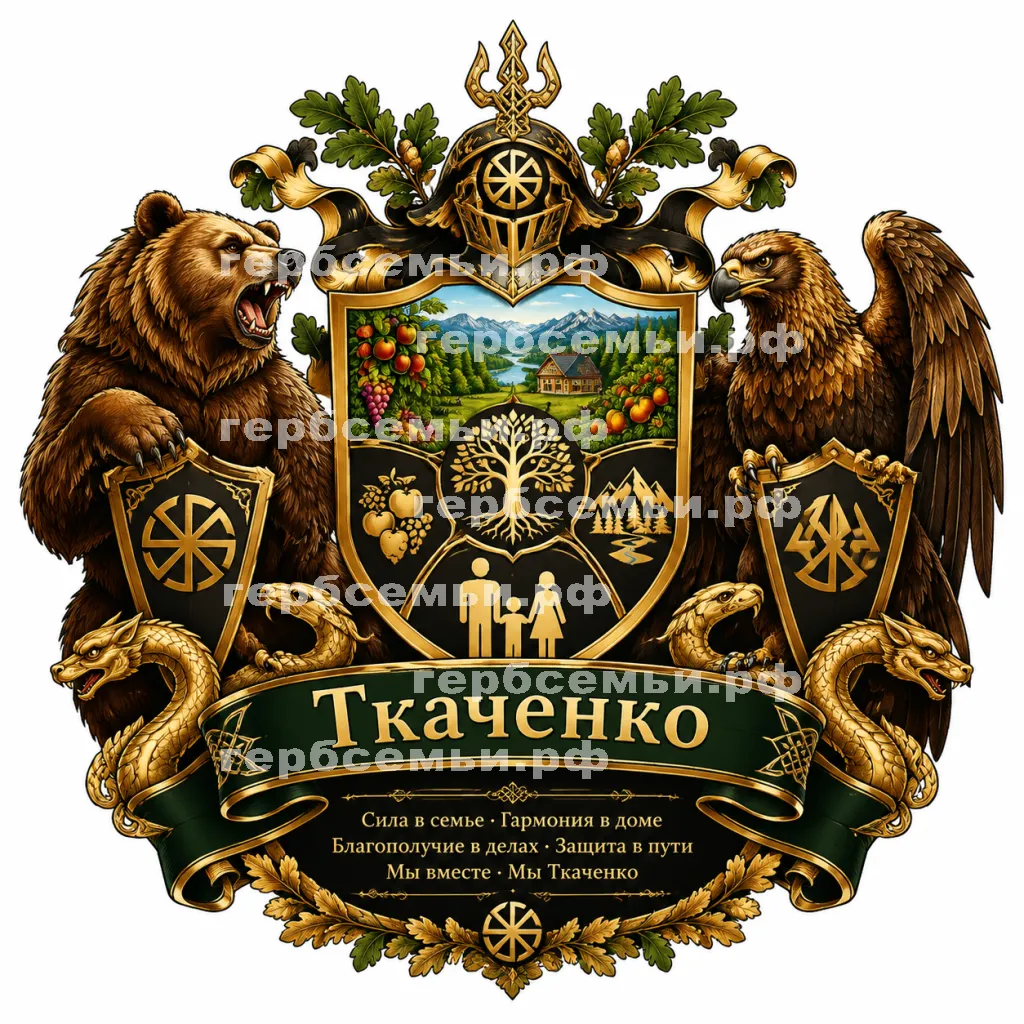 Герб семьи Ткаченко #43258