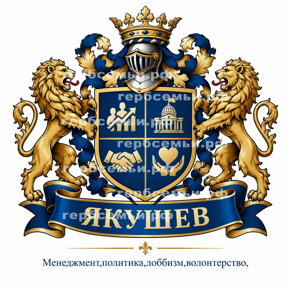 Герб семьи Якушев #40942