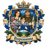 Герб семьи Воронины