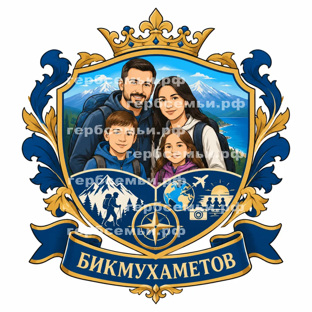 Герб семьи Бикмухаметов #43501