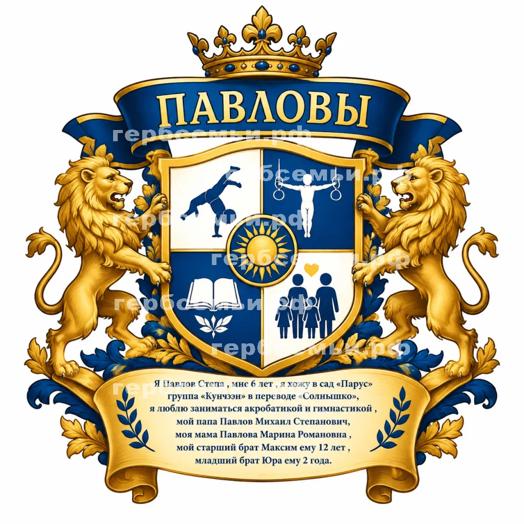 Герб семьи Павловы #41704