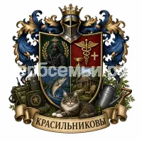 Герб семьи Красильниковы