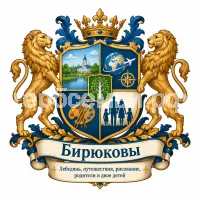 Герб семьи Бирюковы