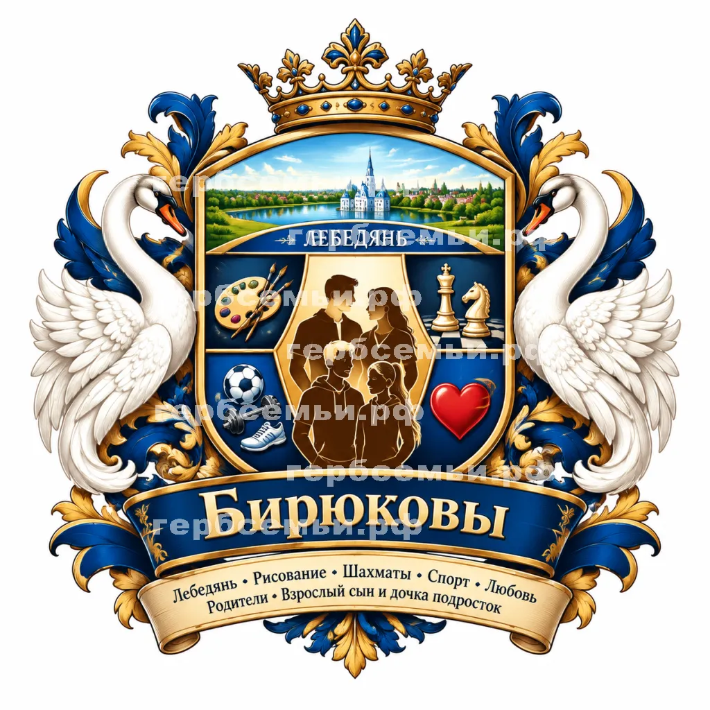 Герб семьи Бирюковы #41217