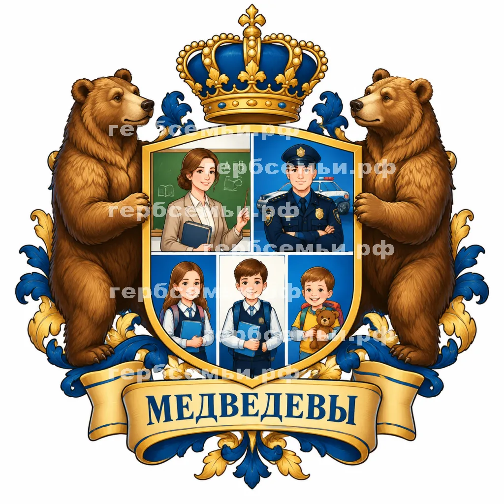 Герб семьи Медведевы #42124