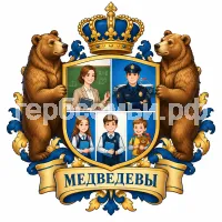 Герб семьи Медведевы