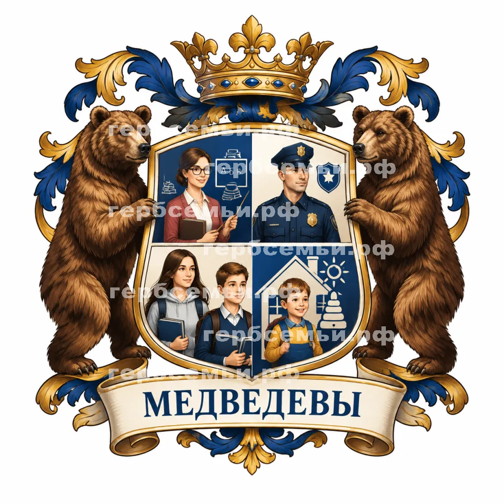 Герб семьи Медведевы #42125
