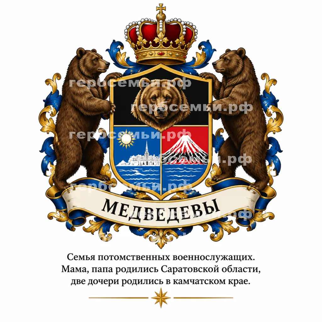 Герб семьи Медведевы #43406