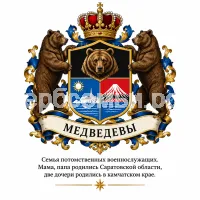 Герб семьи Медведевы