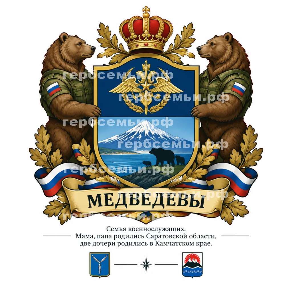 Герб семьи Медведевы #43407