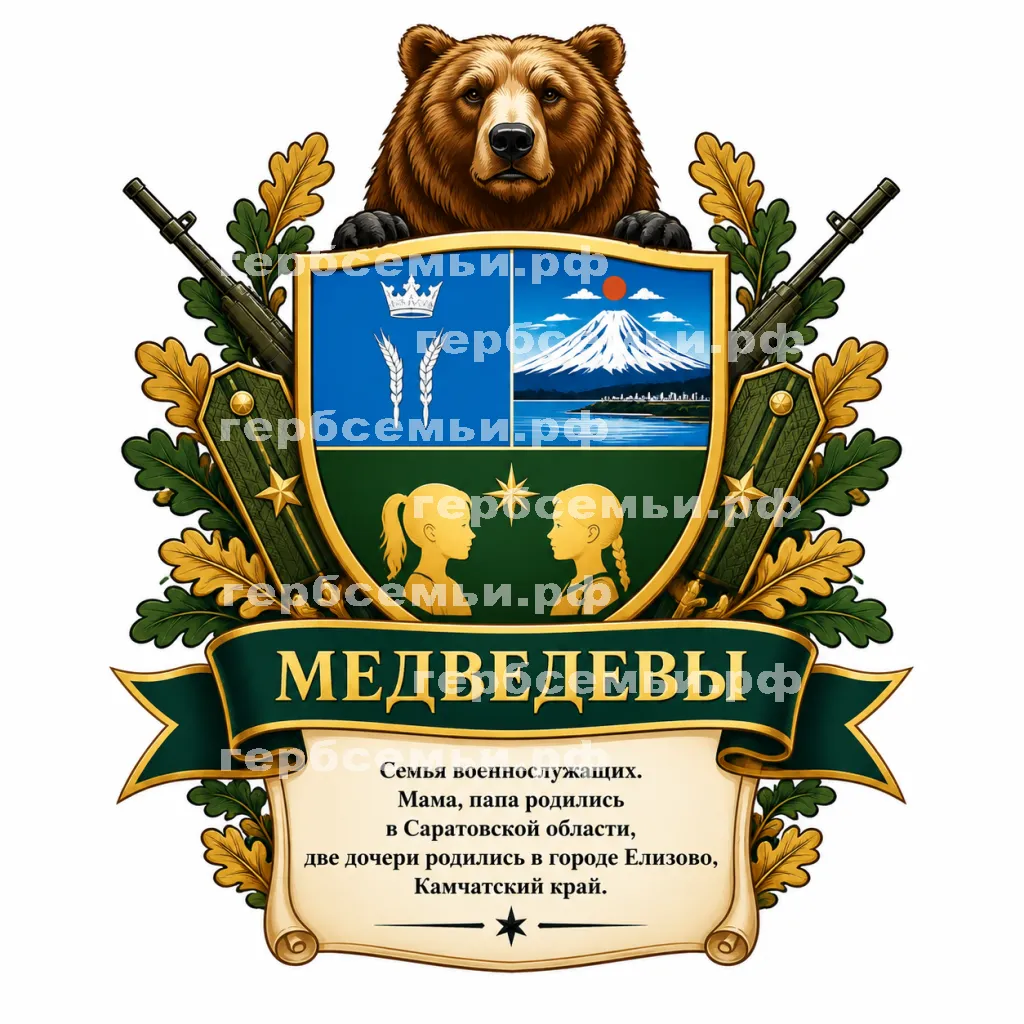 Герб семьи Медведевы #43410