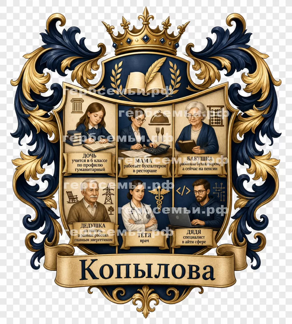 Герб семьи Копылова #37309