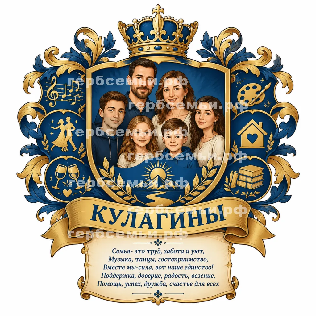 Герб семьи Кулагины #43626
