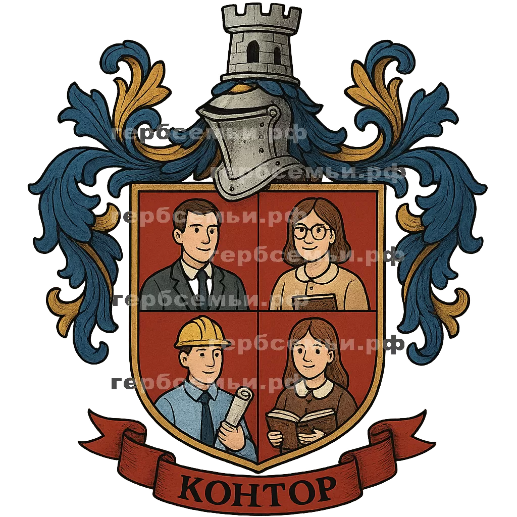 Герб семьи Контор #3238
