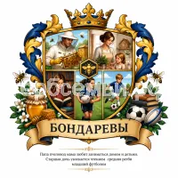 Герб семьи Бондаревы