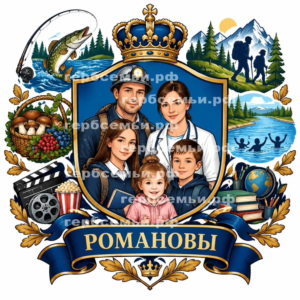 Герб семьи Романовы #41734
