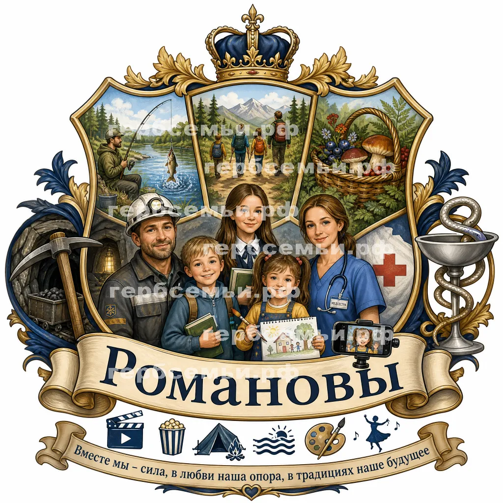 Герб семьи Романовы #41735
