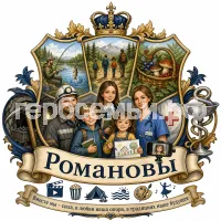 Герб семьи Романовы