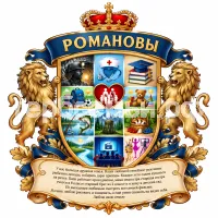 Гербы семьи Романовы