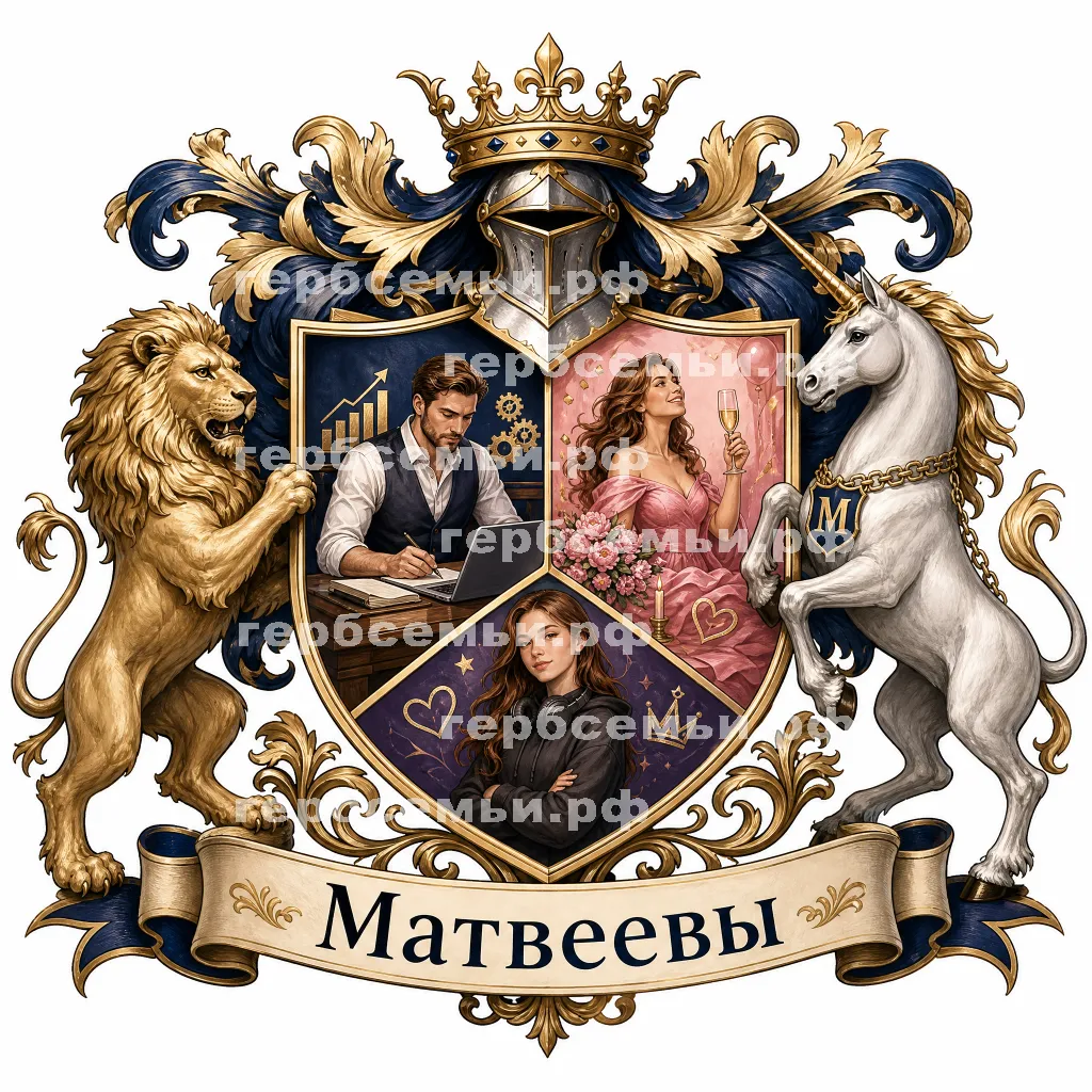 Герб семьи Матвеевы #41727