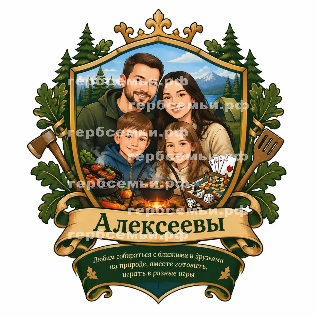 Герб семьи алексеевы #42291