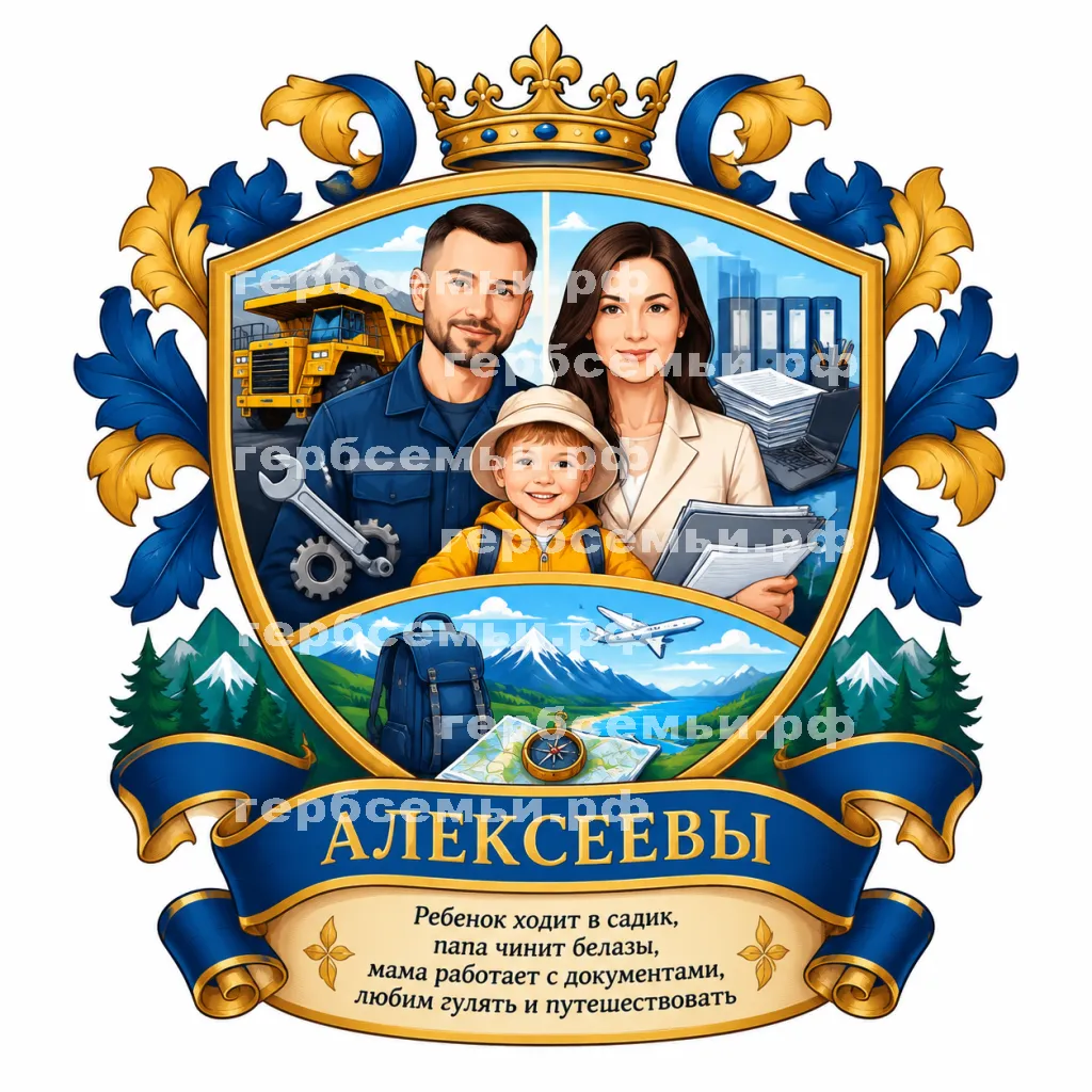 Герб семьи алексеевы #43463