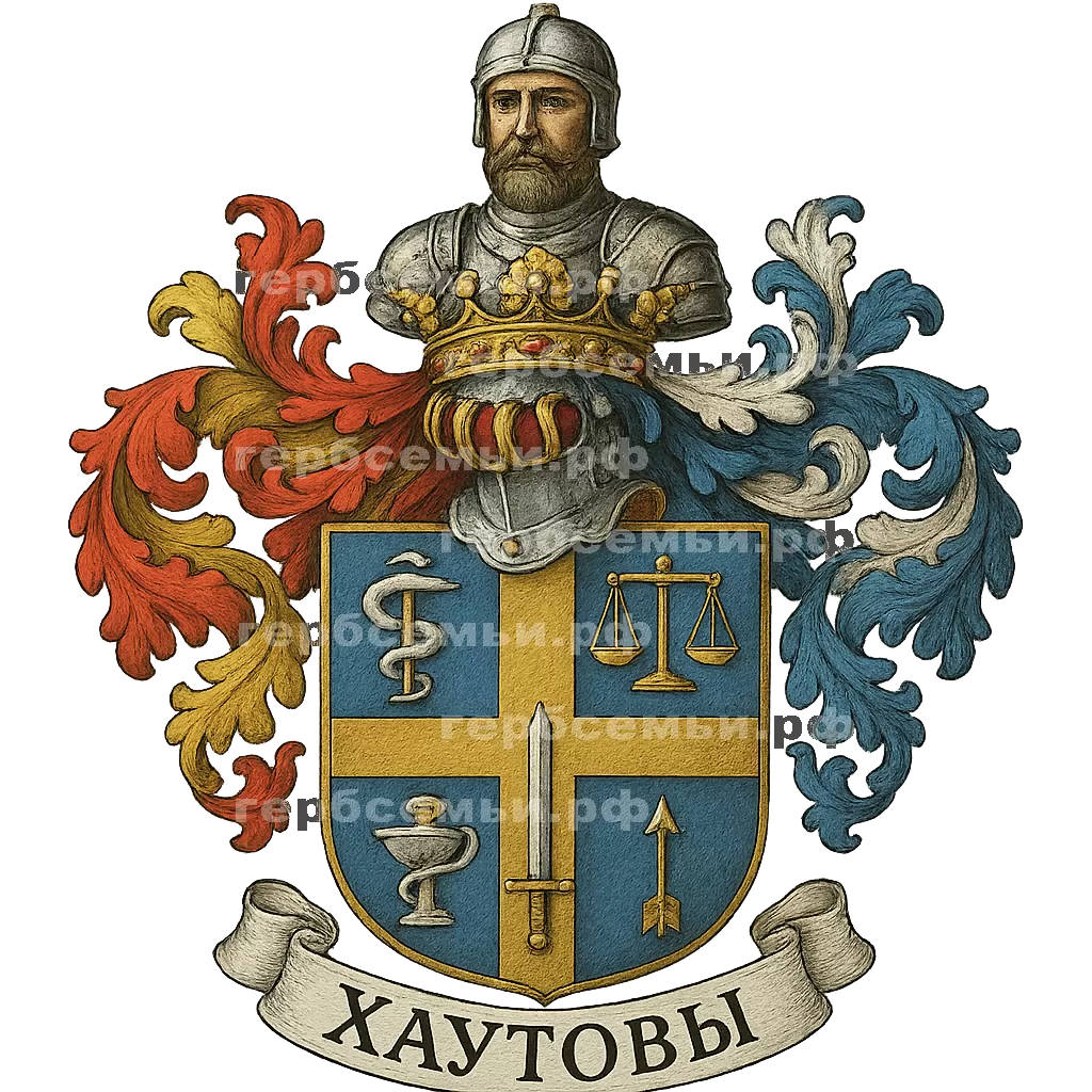 Герб семьи ХАУТОВЫ #6411