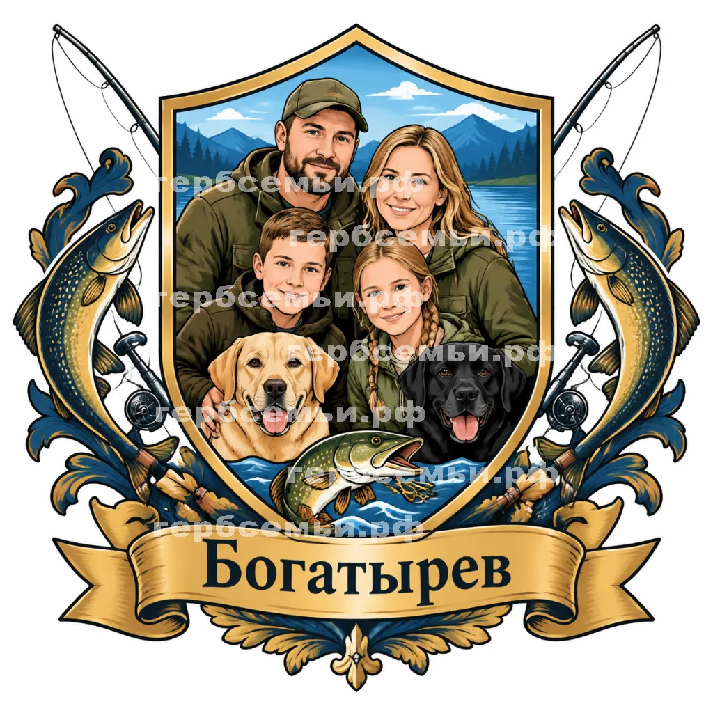 Герб семьи Богатырев #43120