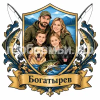 Герб семьи Богатырев